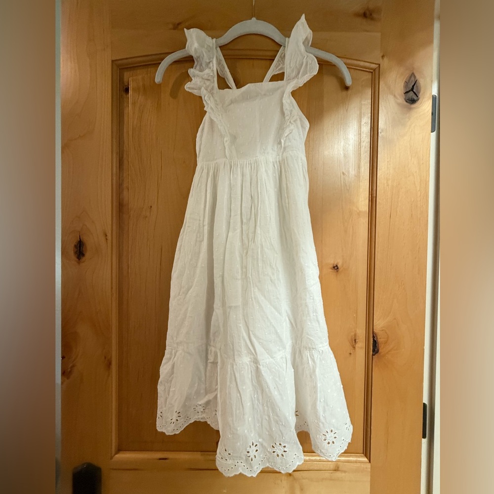 GAP White Eyelet Kids Dress